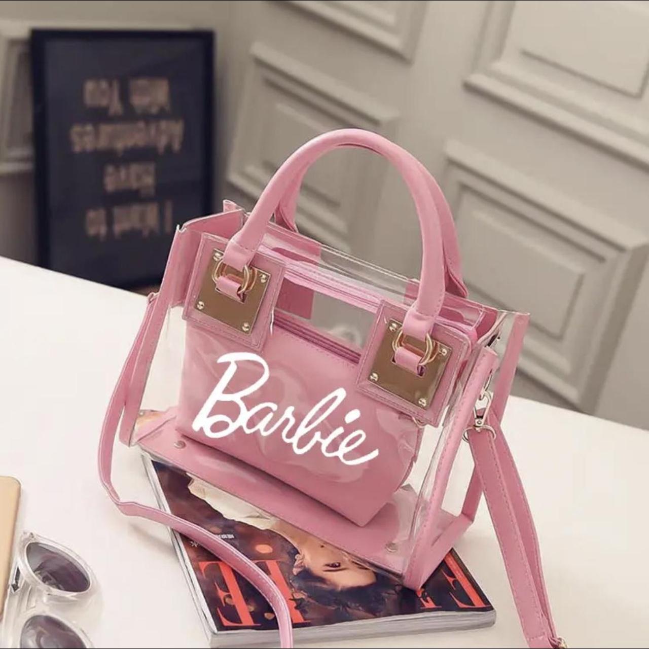 Barbie Letter Women Bag Fashion Beach Shoulder Handbag Portable Girls –  AMAIO