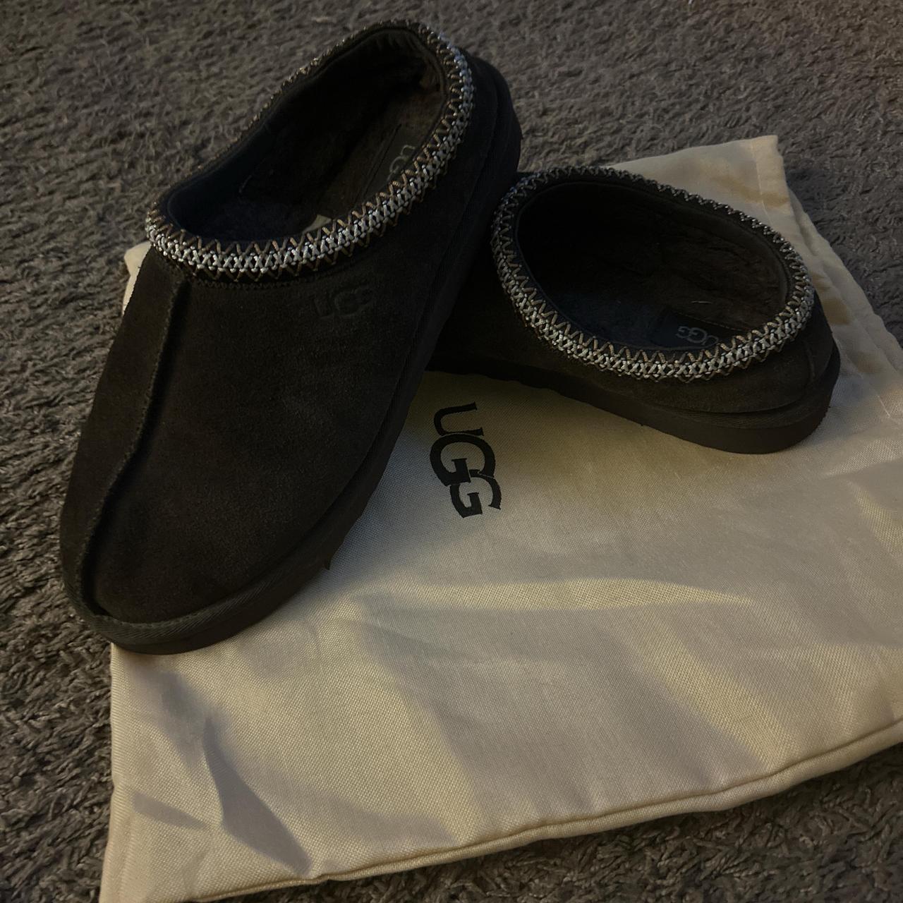 black ugg slides tasman