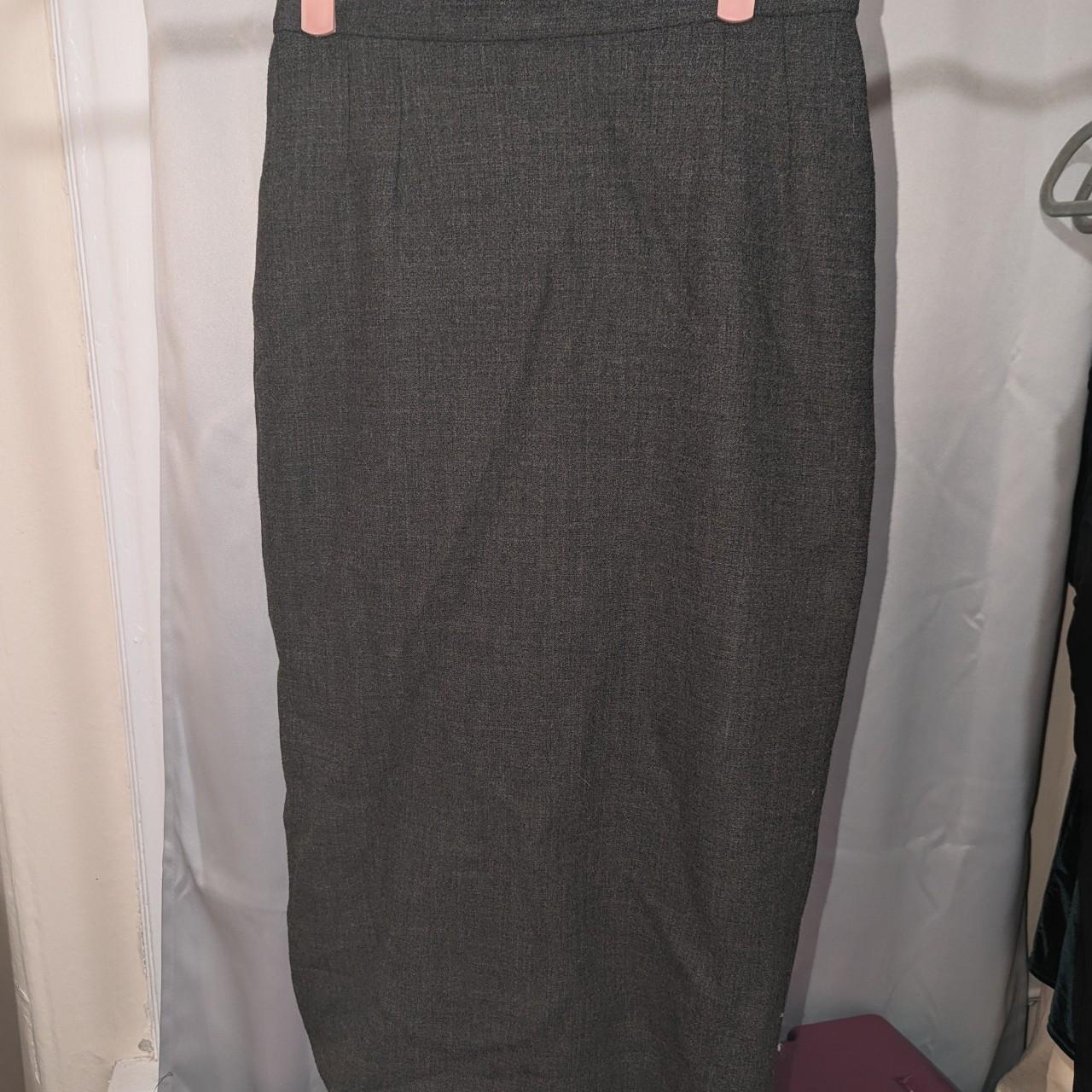 Long formal outlet skirt zip