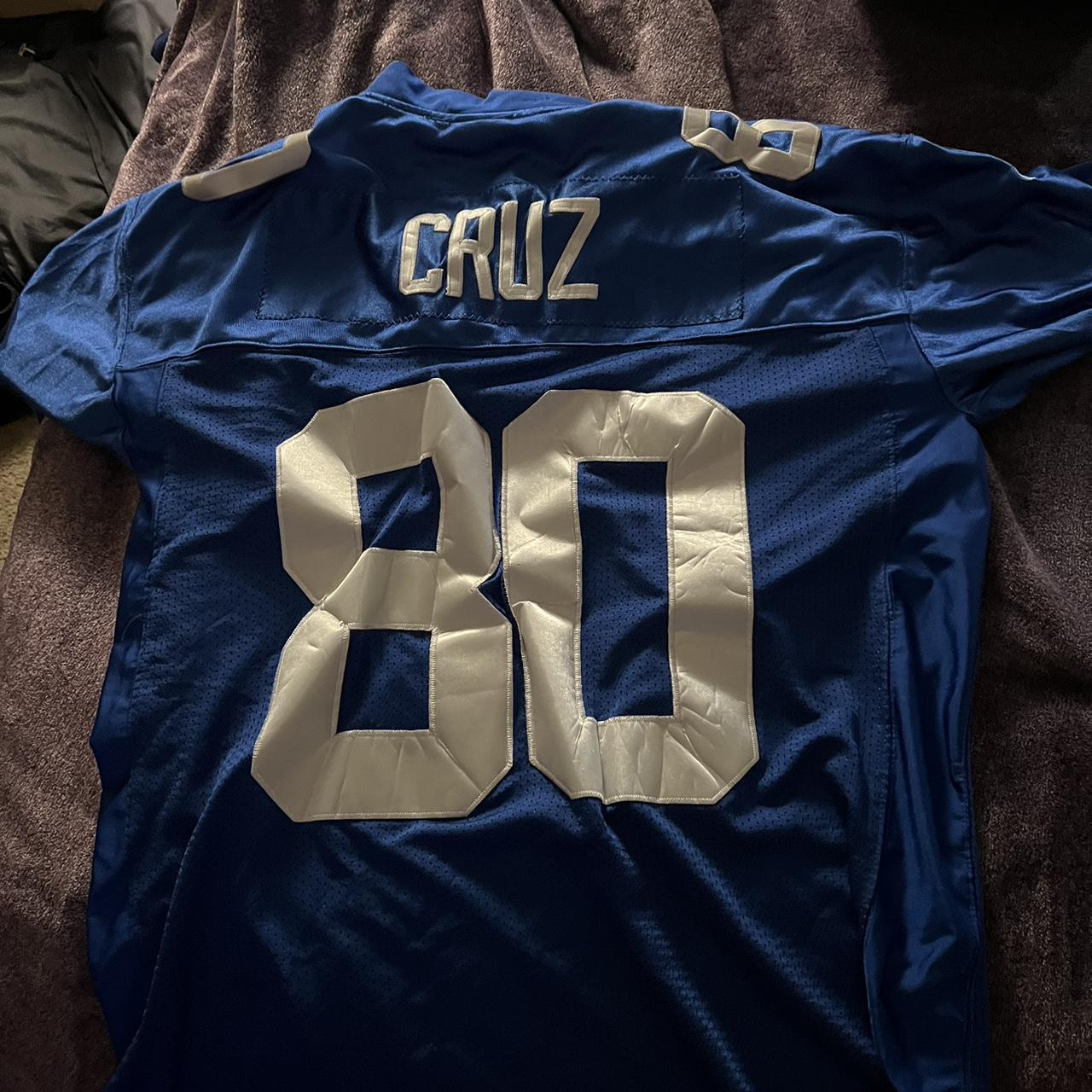 AUTHENTIC Giants Victor Cruz jersey. Lightly worn - Depop