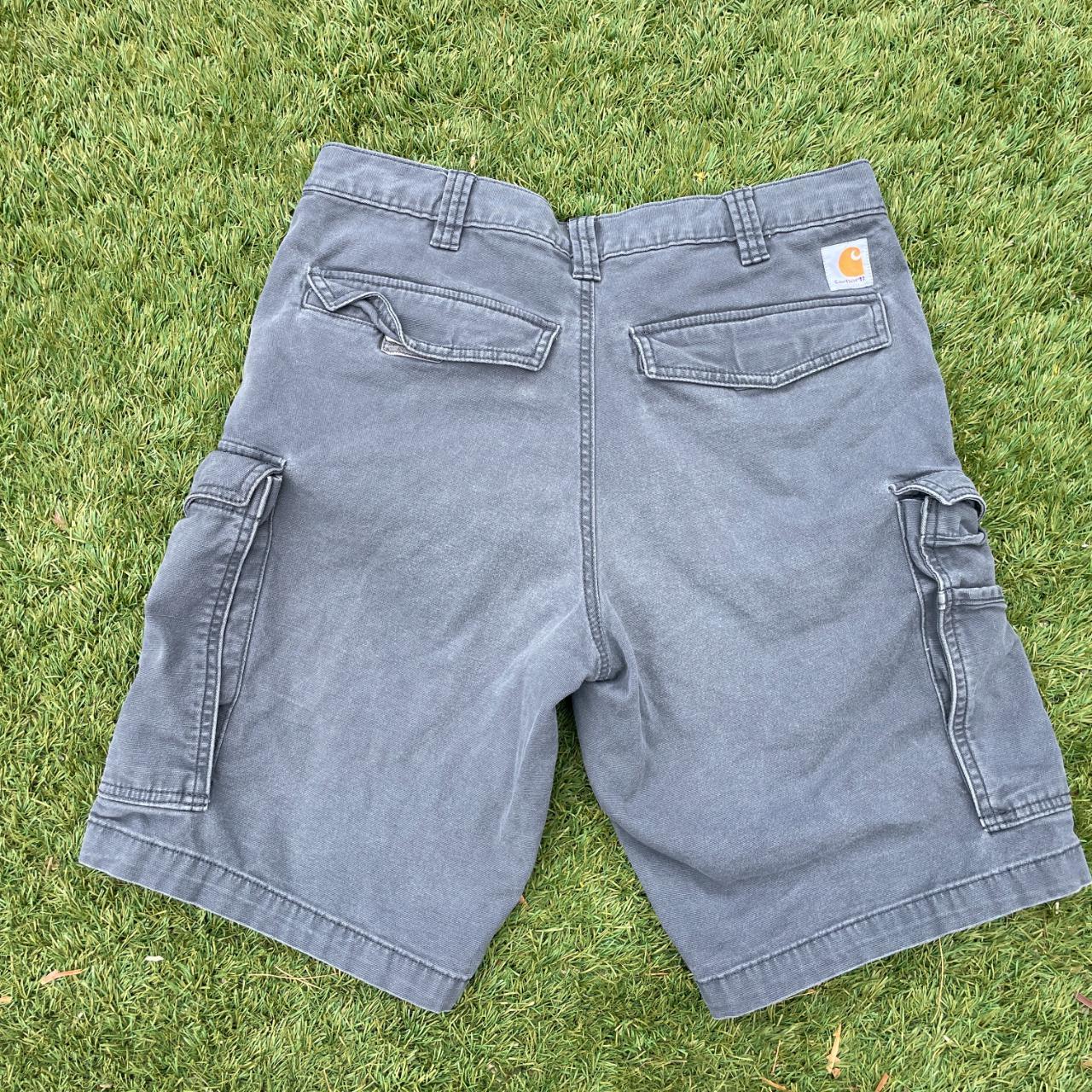 Carhartt Shorts Men's 34 Gray Rugged Flex® Relaxed... - Depop