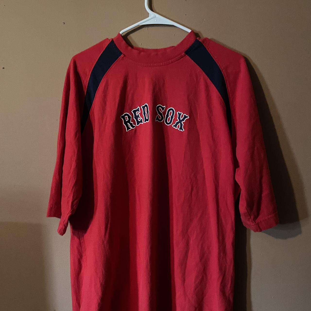 Vintage BOSTON RED SOX Jersey Men's T-shirt Size L 