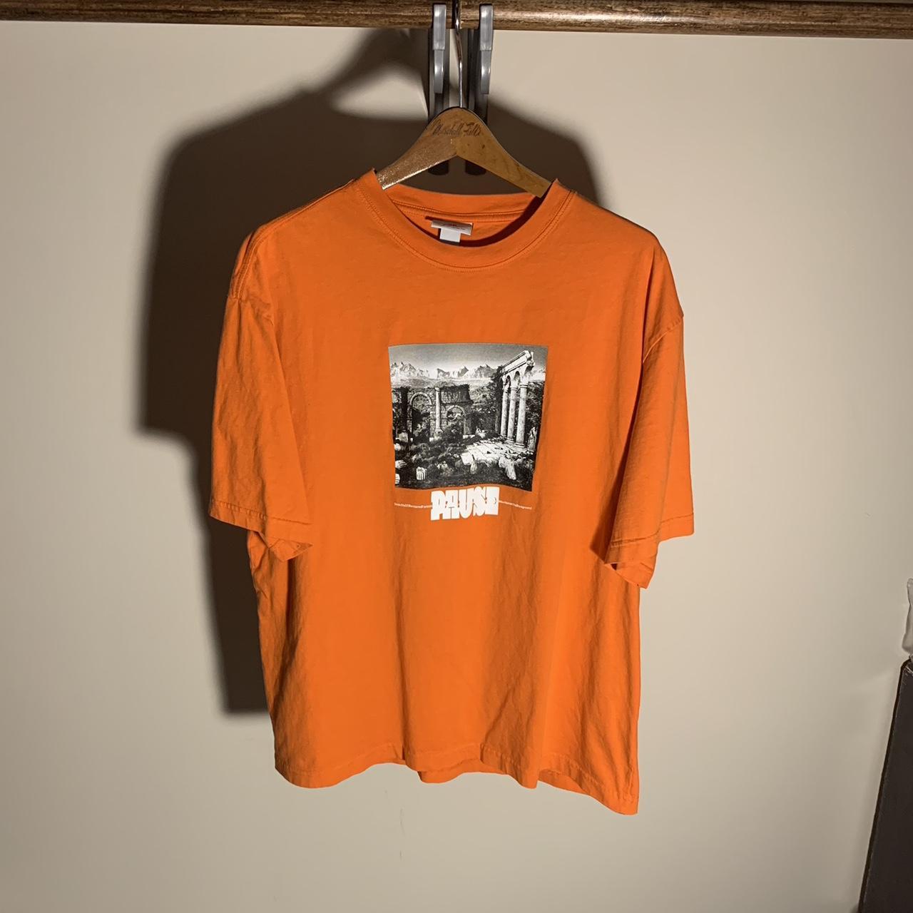 T shirt orange discount h&m