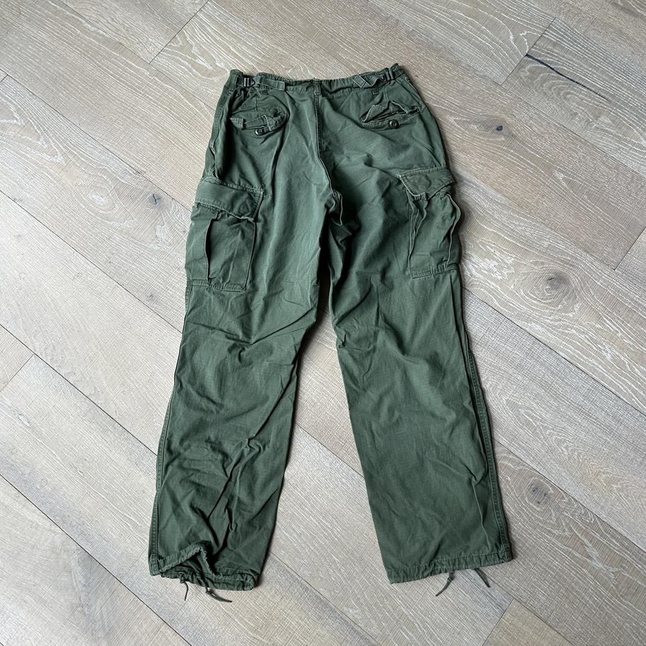 Mid-1900s Military Cargo Pants Size 36-39... - Depop