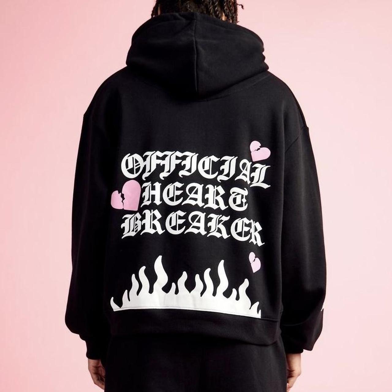 [GRAVER]★24FW★韓国人気★BEAR HEART BACK PRINTING HOODIE UNISEX] Bear Heart Back Print Hoodie Zip-up - GRAVER | 60