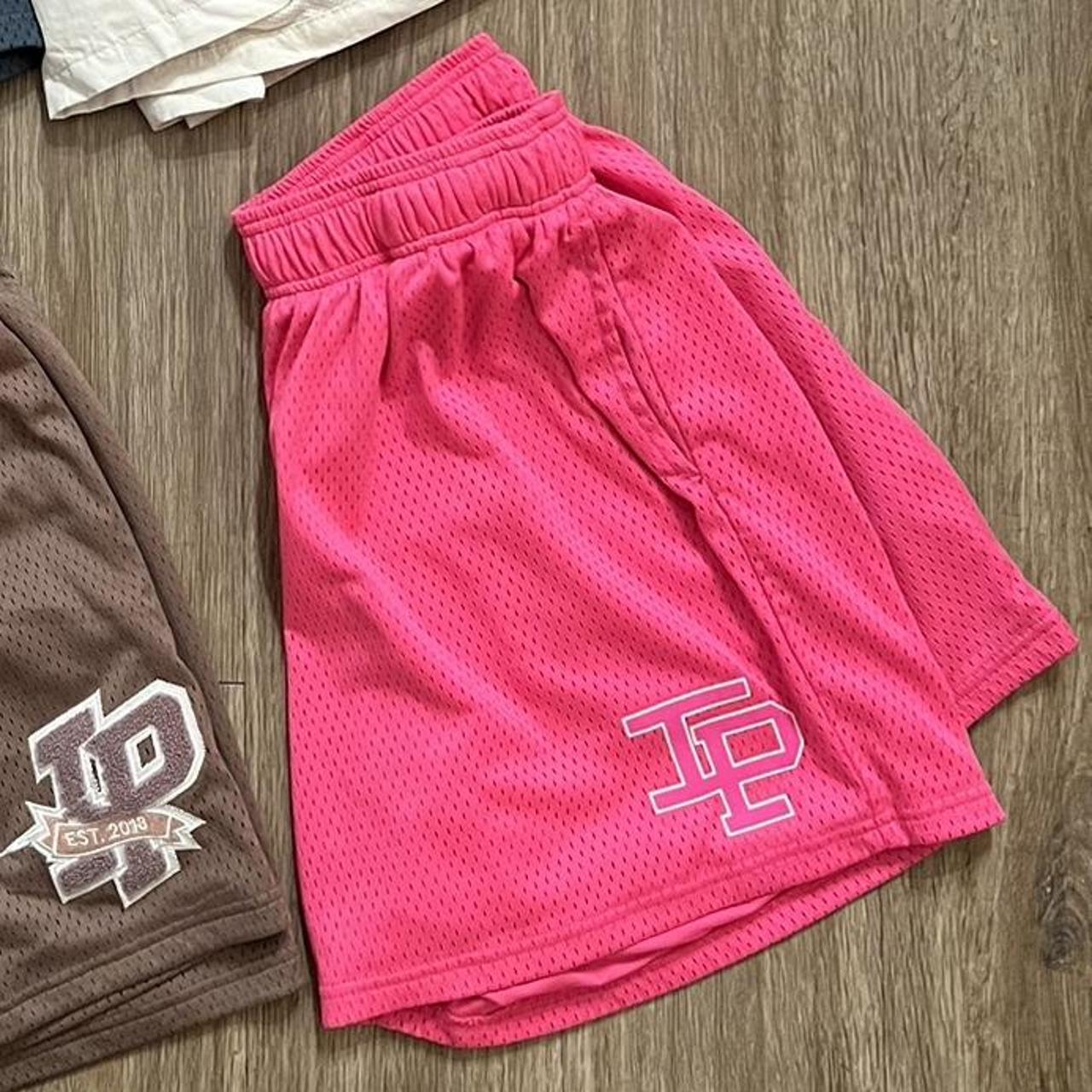 Inaka Power pink mesh gym shorts Depop