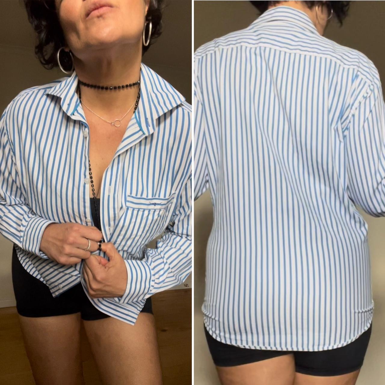 RM Williams blue and white quality striped shirt,... Depop