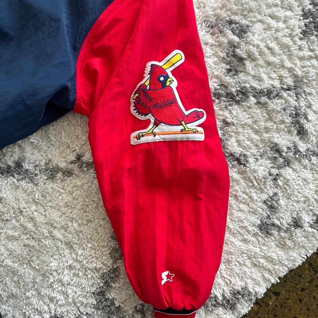 Starter St. Louis Cardinals Jacket Size L -Great - Depop