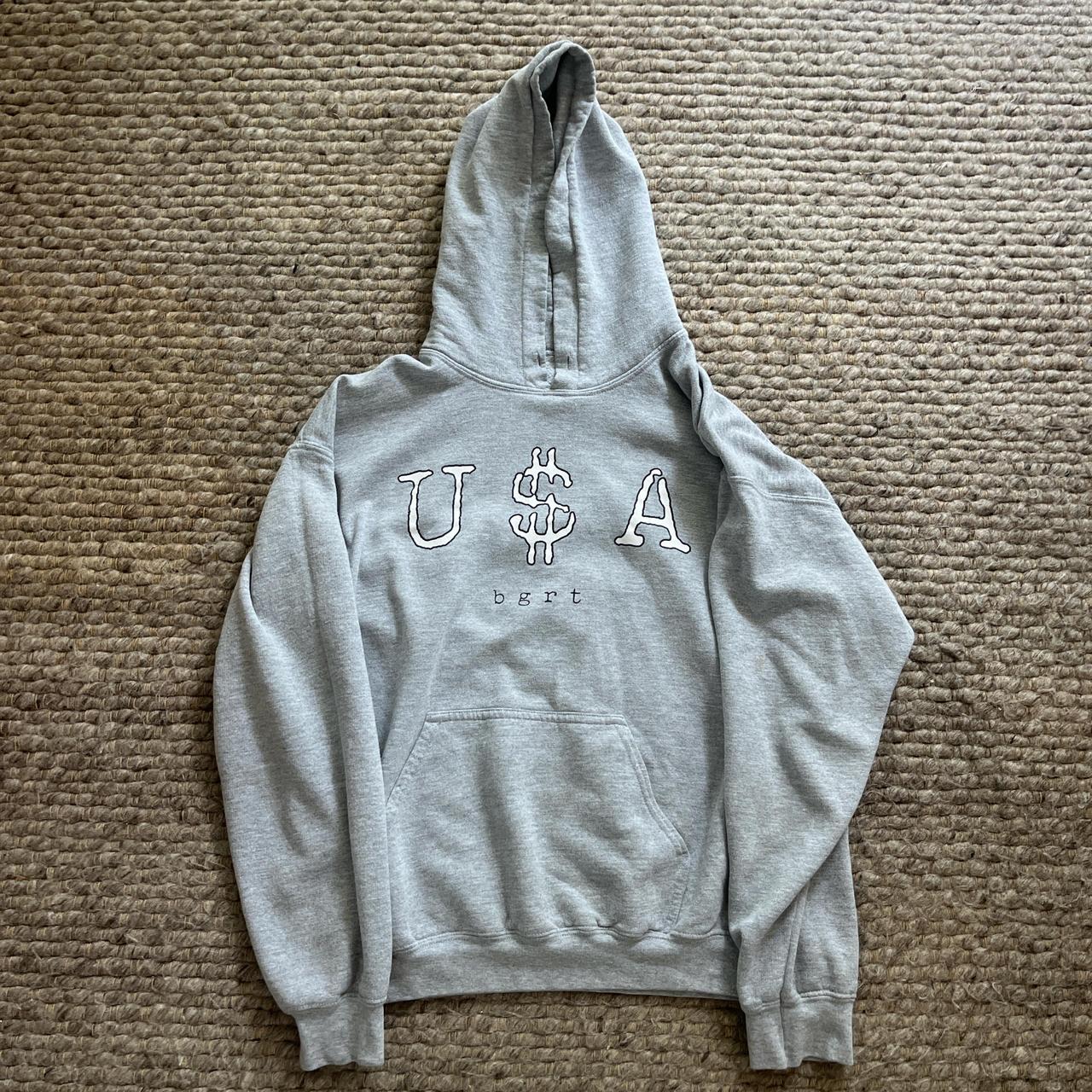 U.$.A bgrt hoodie russel type hoodie, very... - Depop