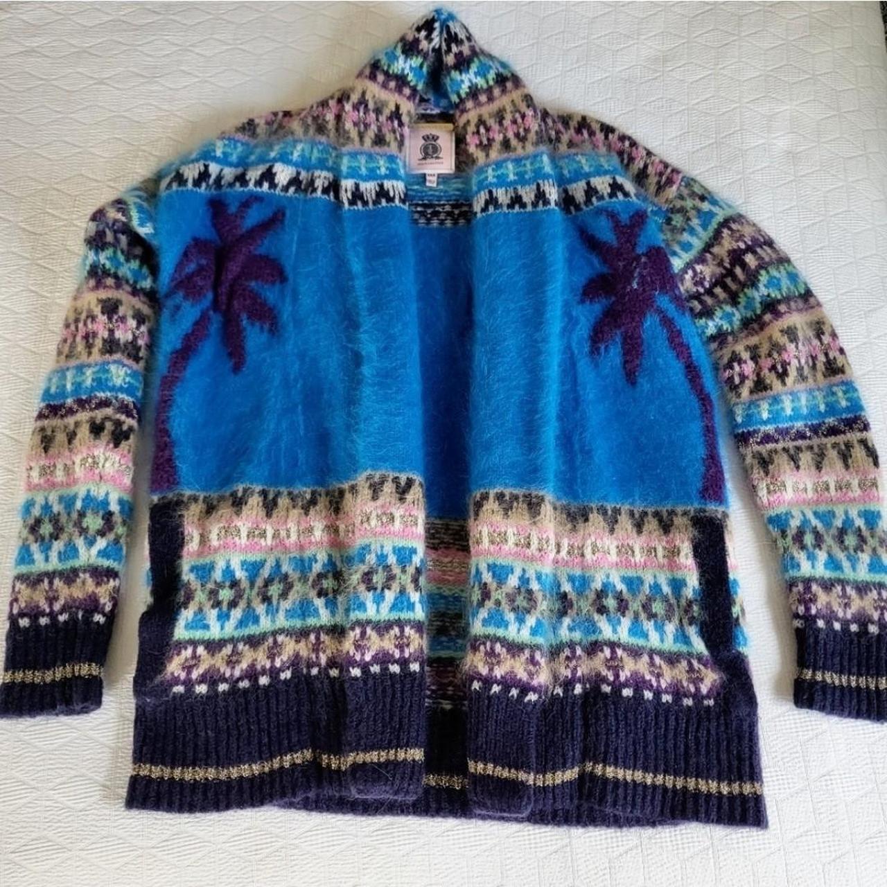 Blue Aztec Cardigan