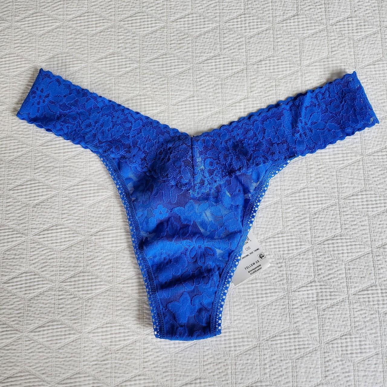 Hanky Panky Women's Purple and Blue Panties Depop