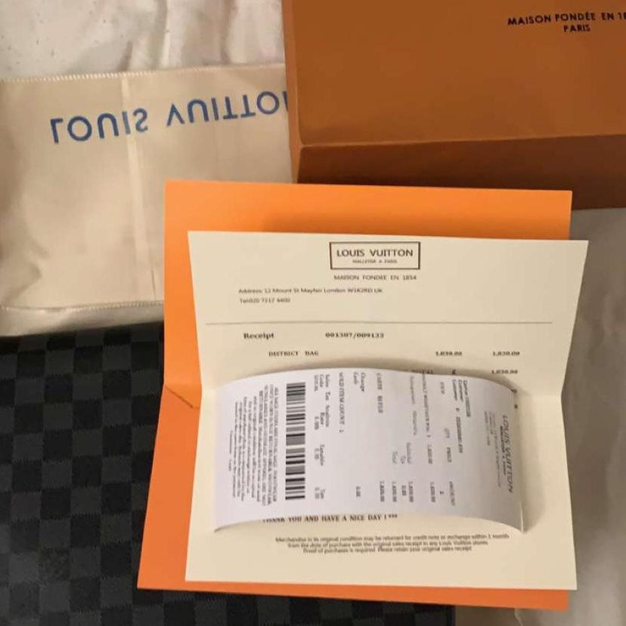 Louis Vuitton messenger bag with box and receipt... - Depop