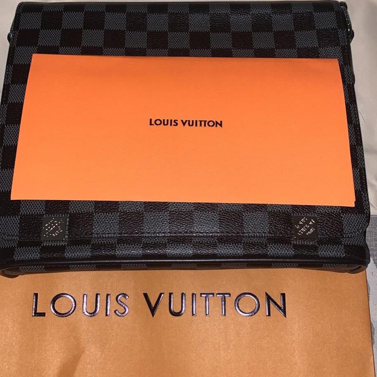 Louis Vuitton messenger bag with box and receipt... Depop