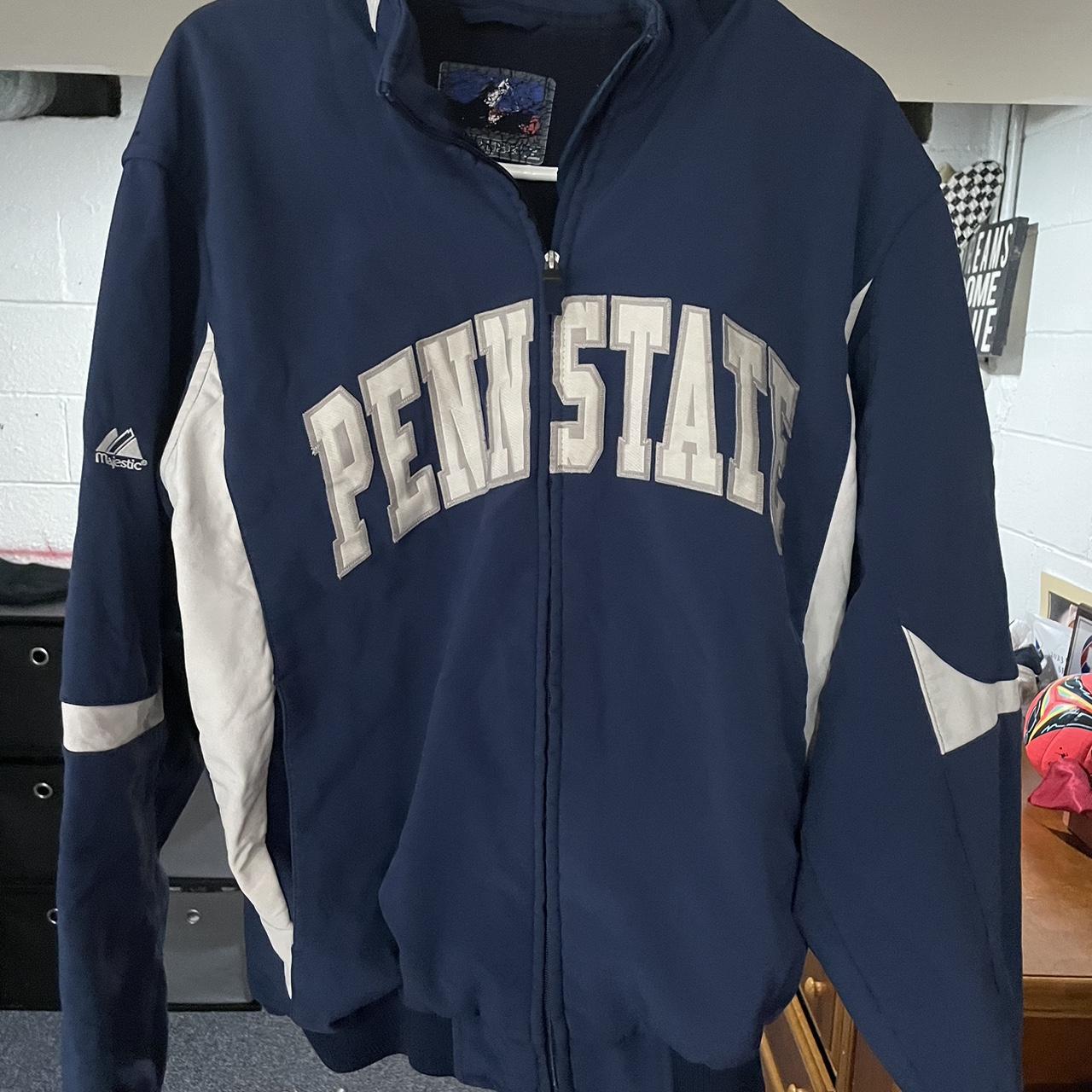 Majestic Athletic Men's Varsity Jacket - Navy - L