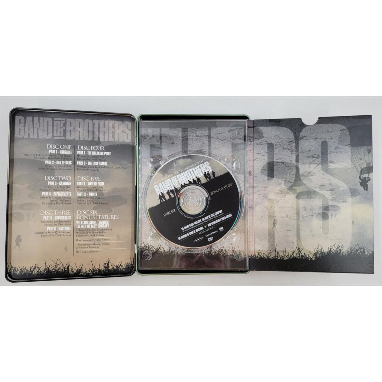 Band Of Brothers 6 Disc DVD Set~ Tin Case~ Hanks & Spielberg