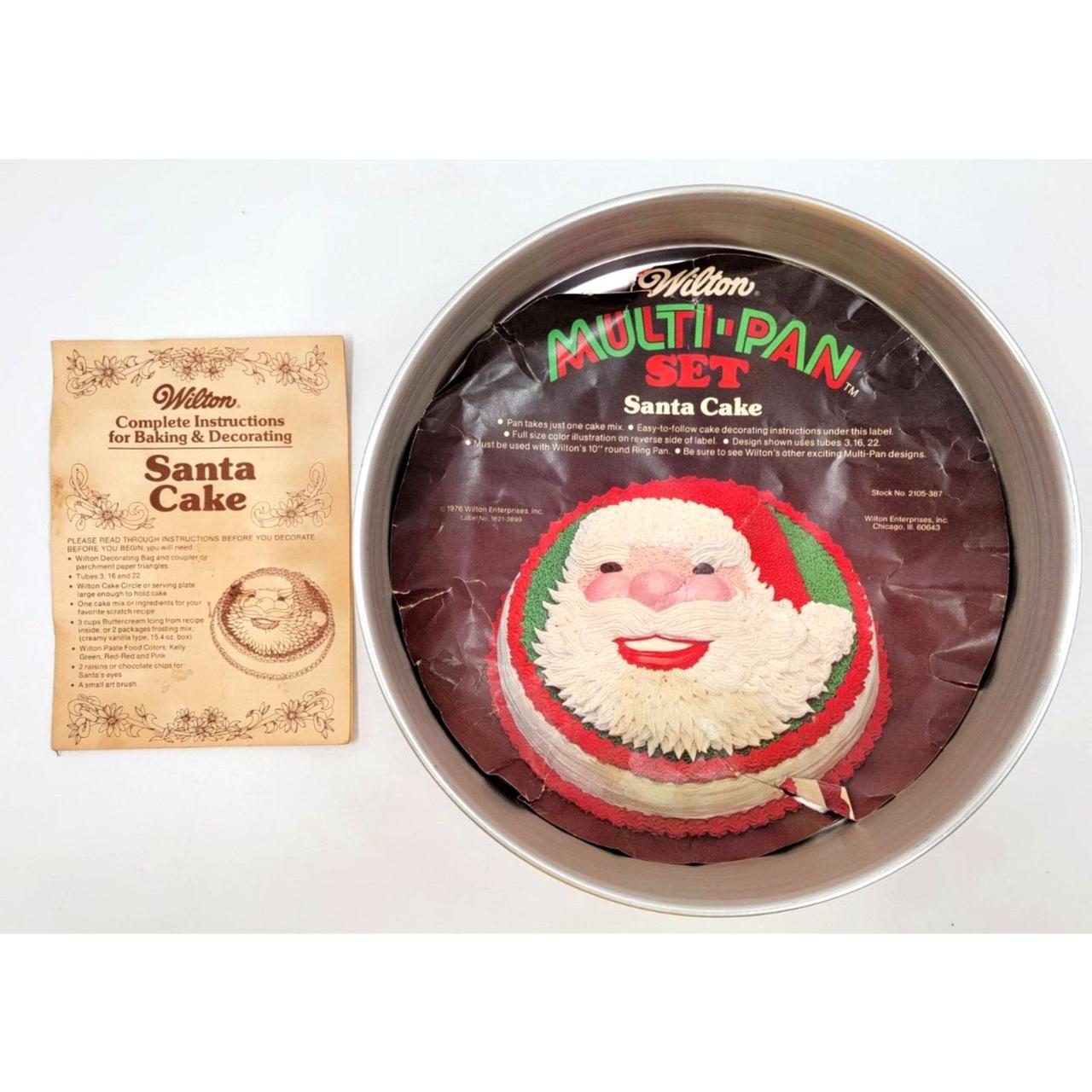 Wilton Multi Pan Set Santa Claus Face 503-555 Cake - Depop