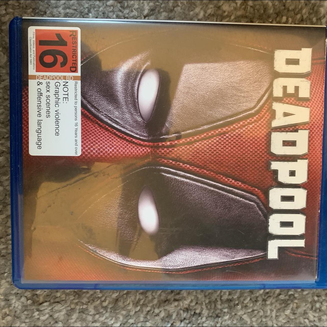 Deadpool Bluray dvd disc player Action Marvel... Depop