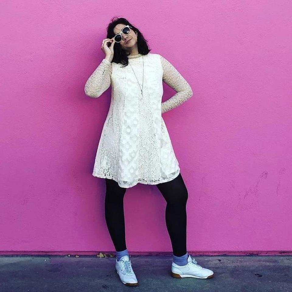 Beautiful fuchsia jacket with embroidered Depop