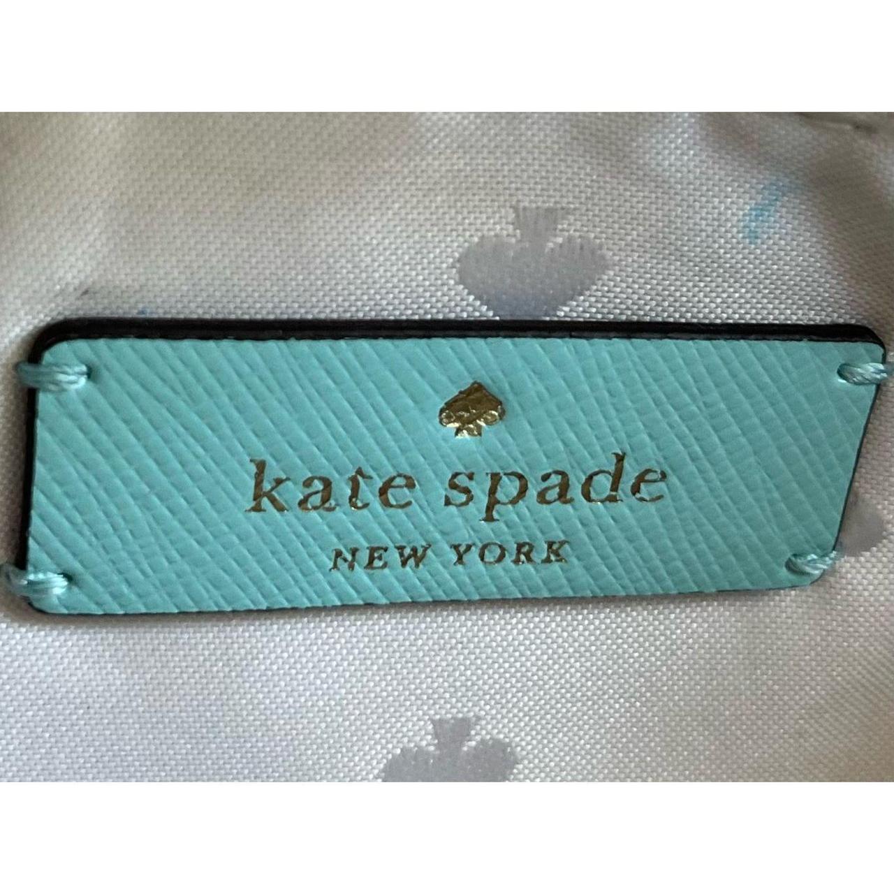 Kate Spade Convertible Crossbody Carson Colorblock Poolside Blue White Chain
