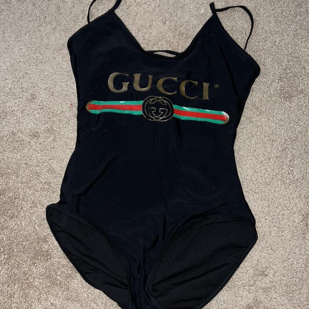 Gucci “Sparkling swimsuit with Gucci Logo” can be... - Depop