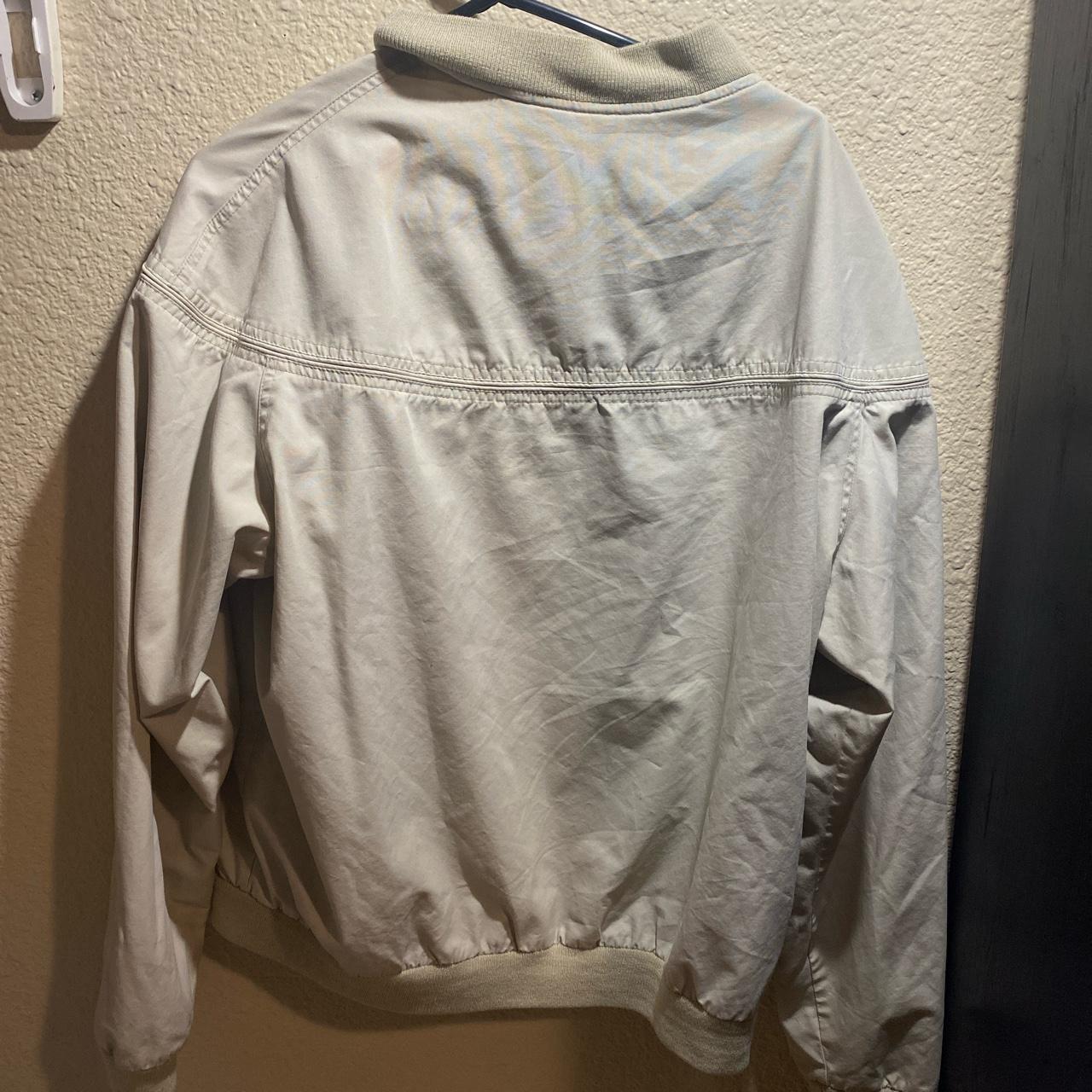 Men's Cream and Khaki Jacket Depop