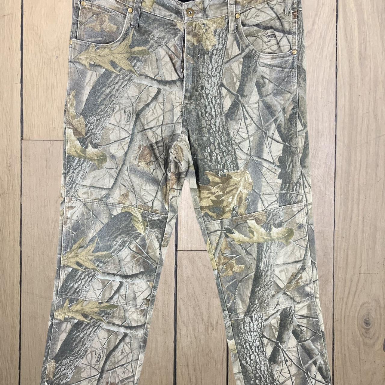 Vintage realtree x double knee camouflage pants!... - Depop