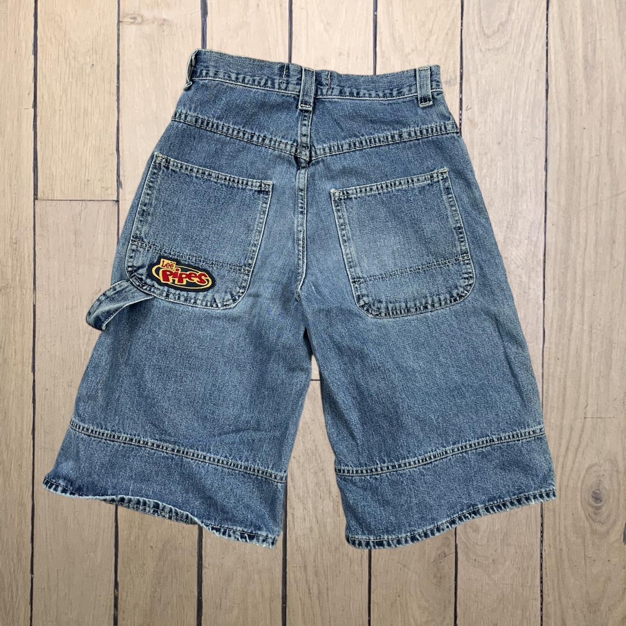 Vintage 90s Lee pipes skater shorts / jorts.... - Depop