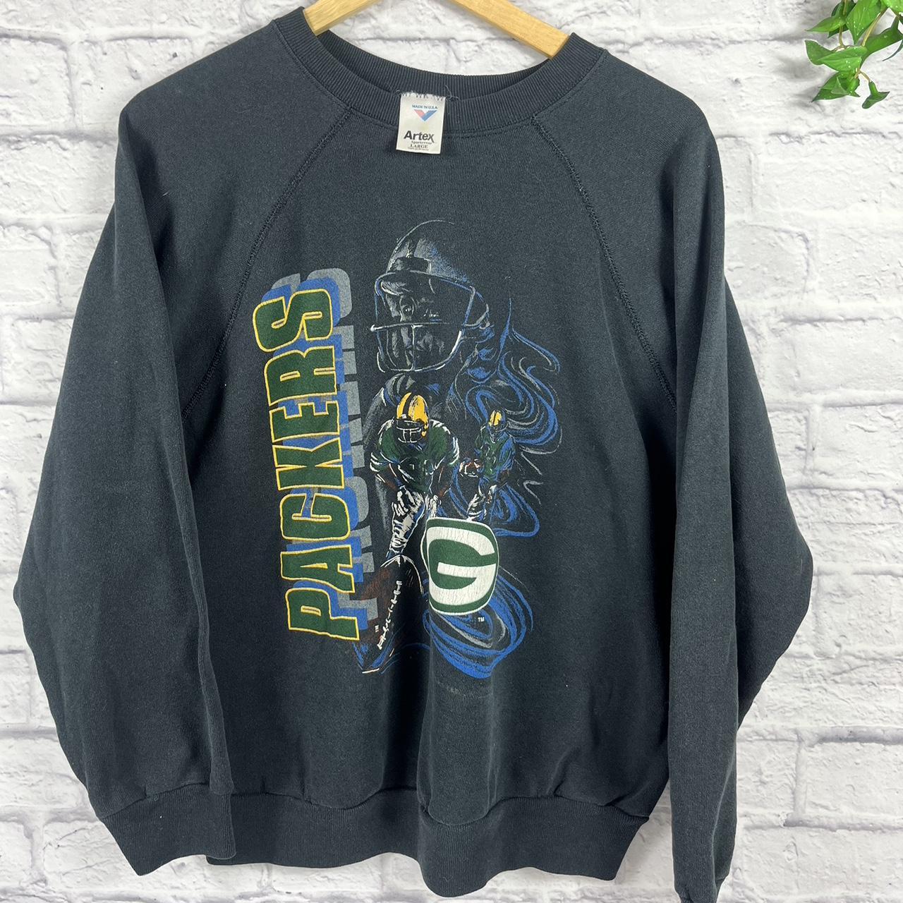 Vintage 80s Green Bay packers Crewneck! USA made on... - Depop