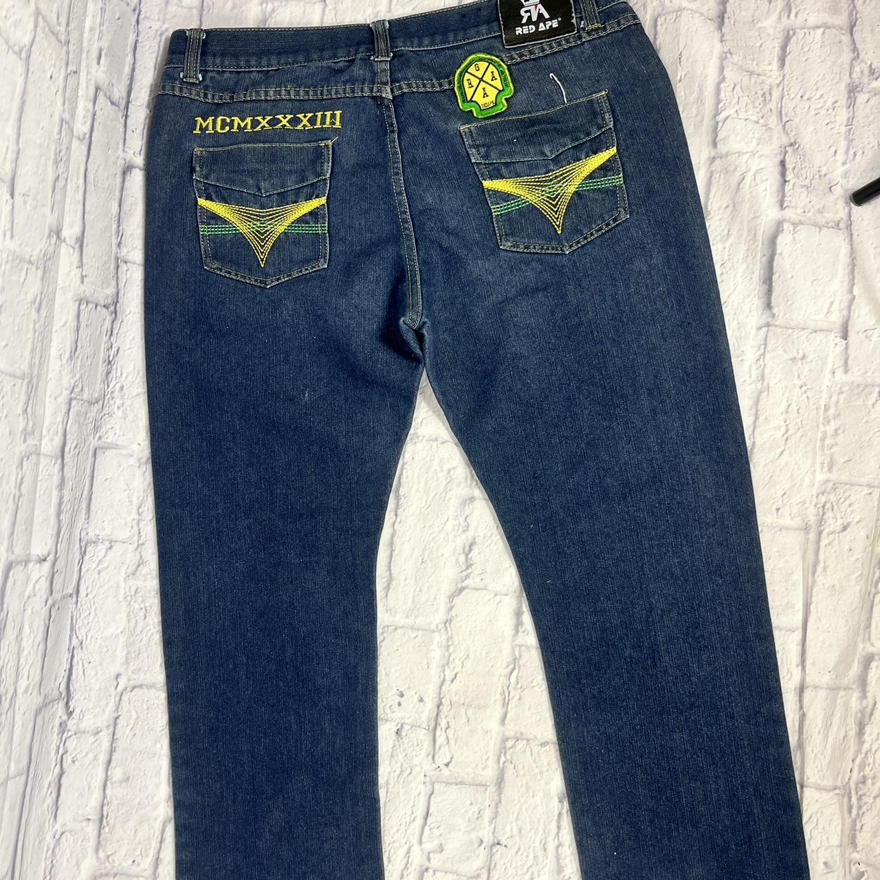 Y2K Red Ape Retro Skate Jeans! 40 x 28 Jesse... Depop