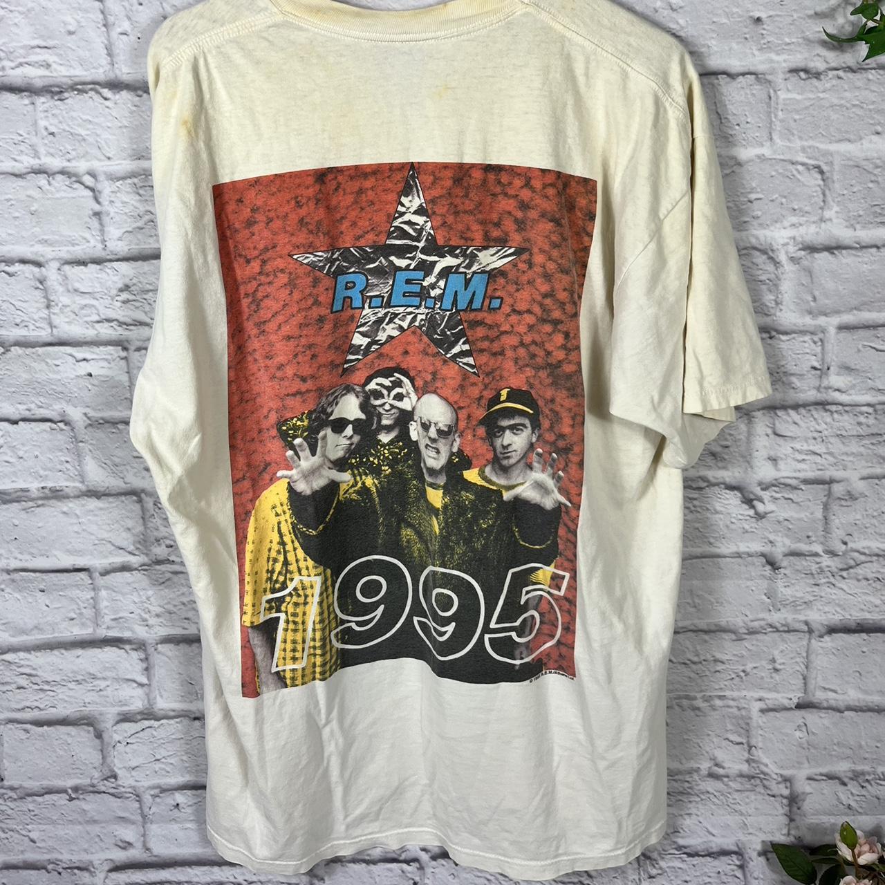 90's R.E.M 95年ツアーTシャツ　バンドTシャツ 90s R.E.M. 『1995 MONSTER TOUR』 Tシャツ【XL】REM アール
