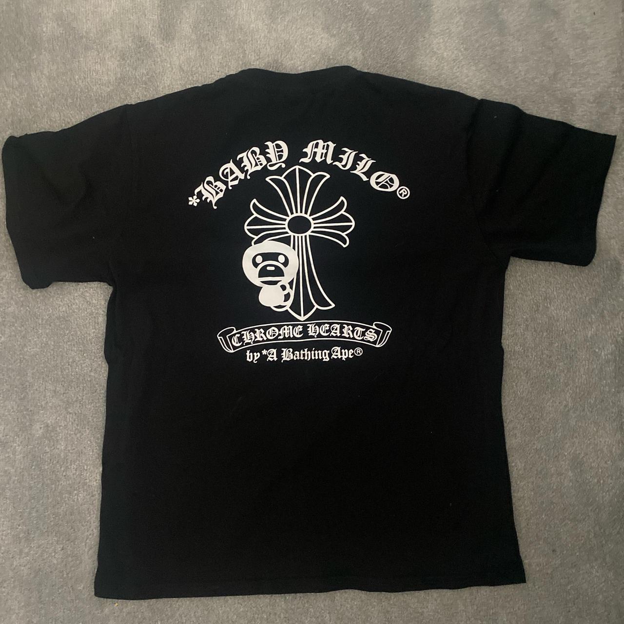 bape x chrome hearts tee size xl but fits like a large Depop