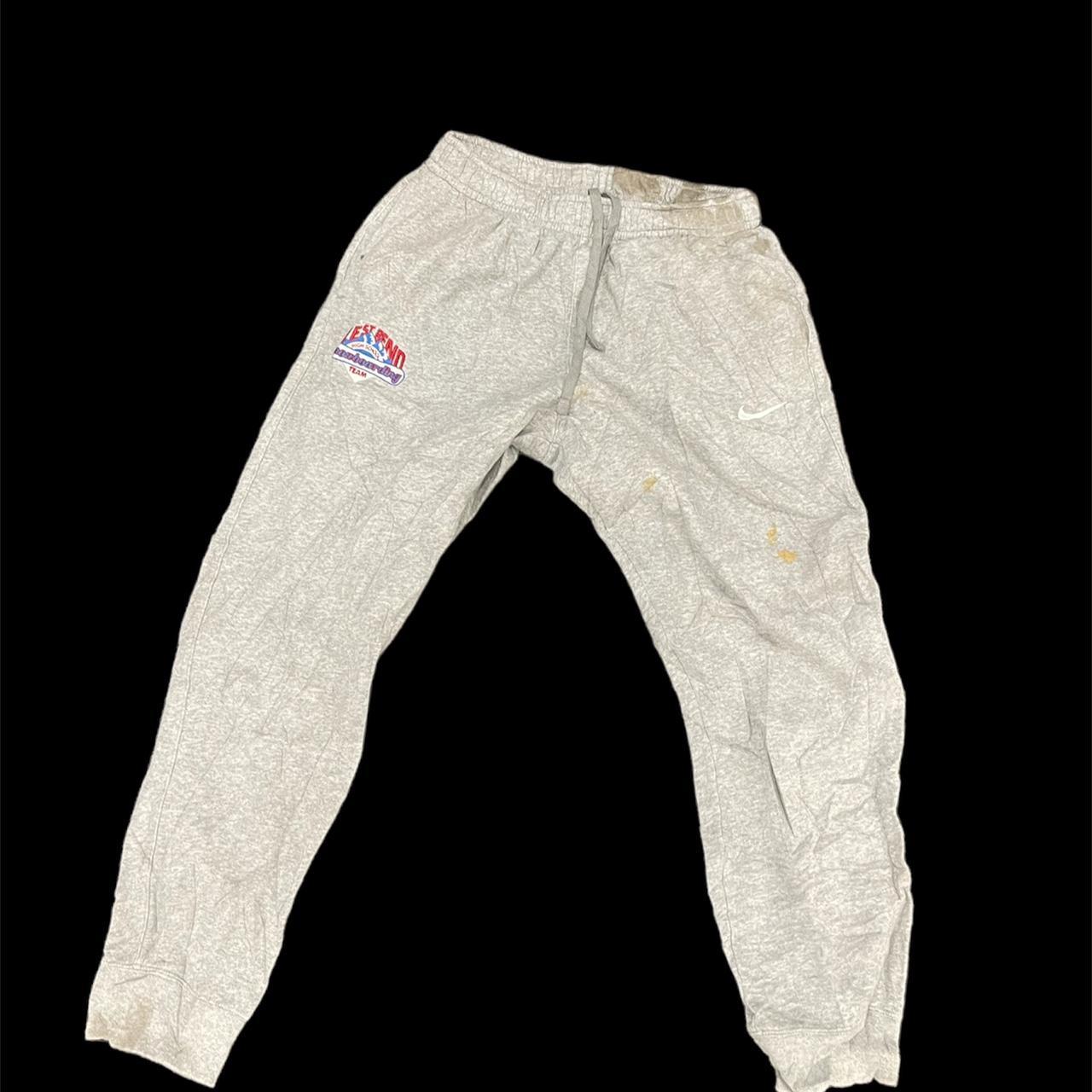 mens nike joggers gray