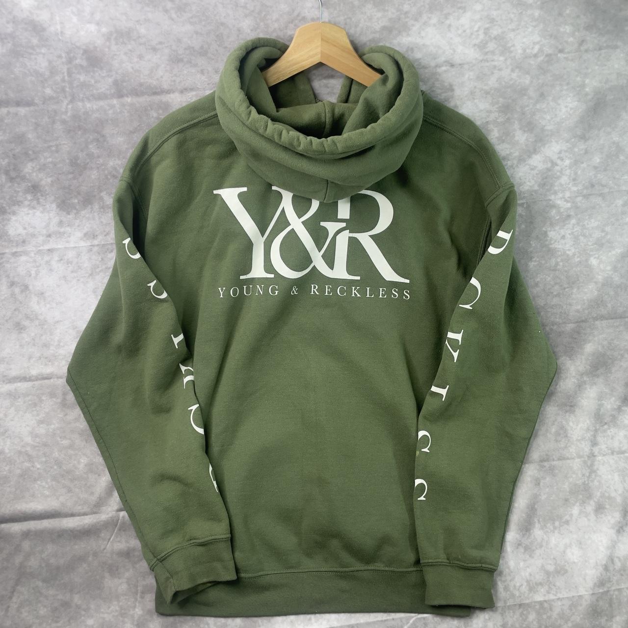 Young and hot sale reckless green hoodie