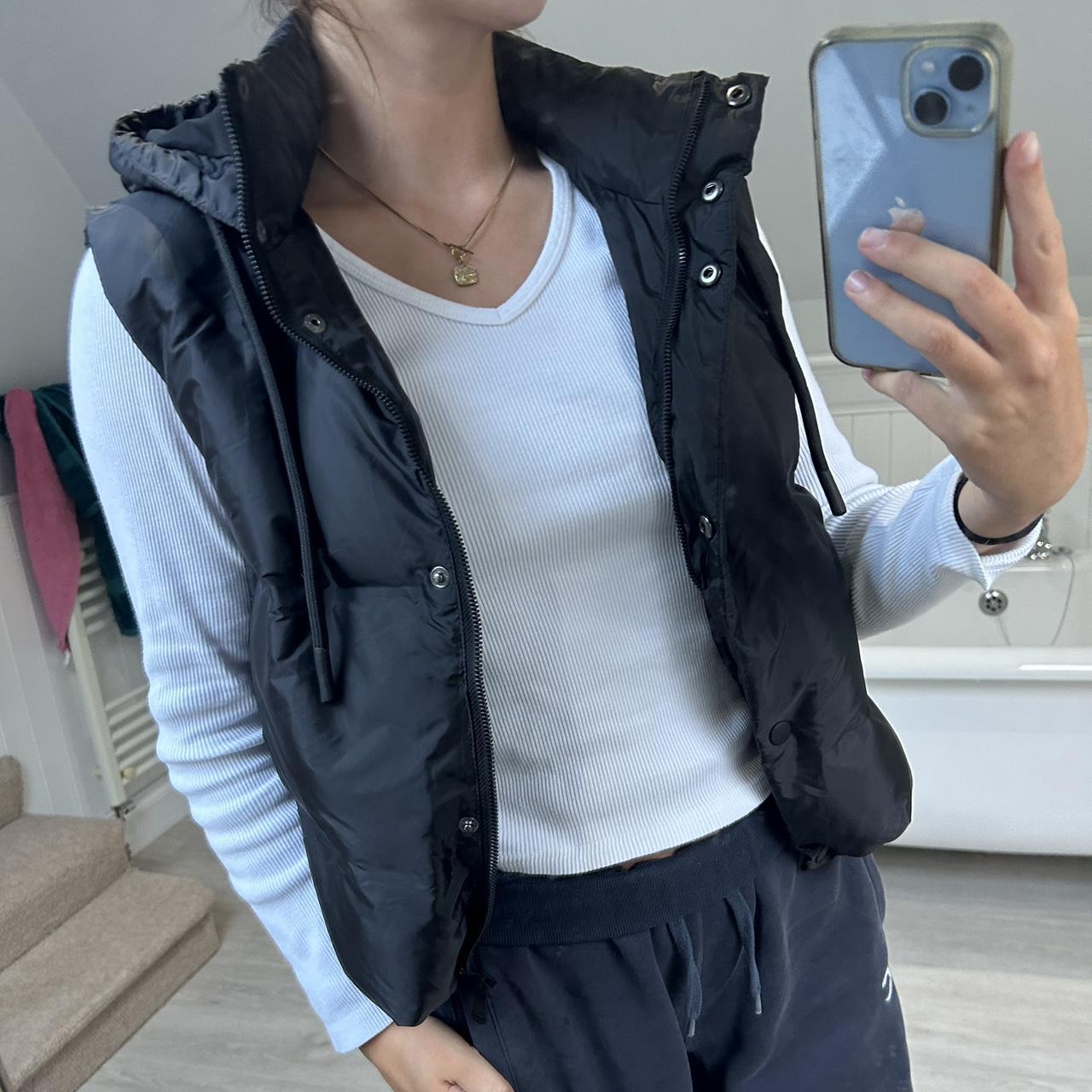 Depop Zara Ladies Long Gilet Excellent Condition】ZARA Long Gilet