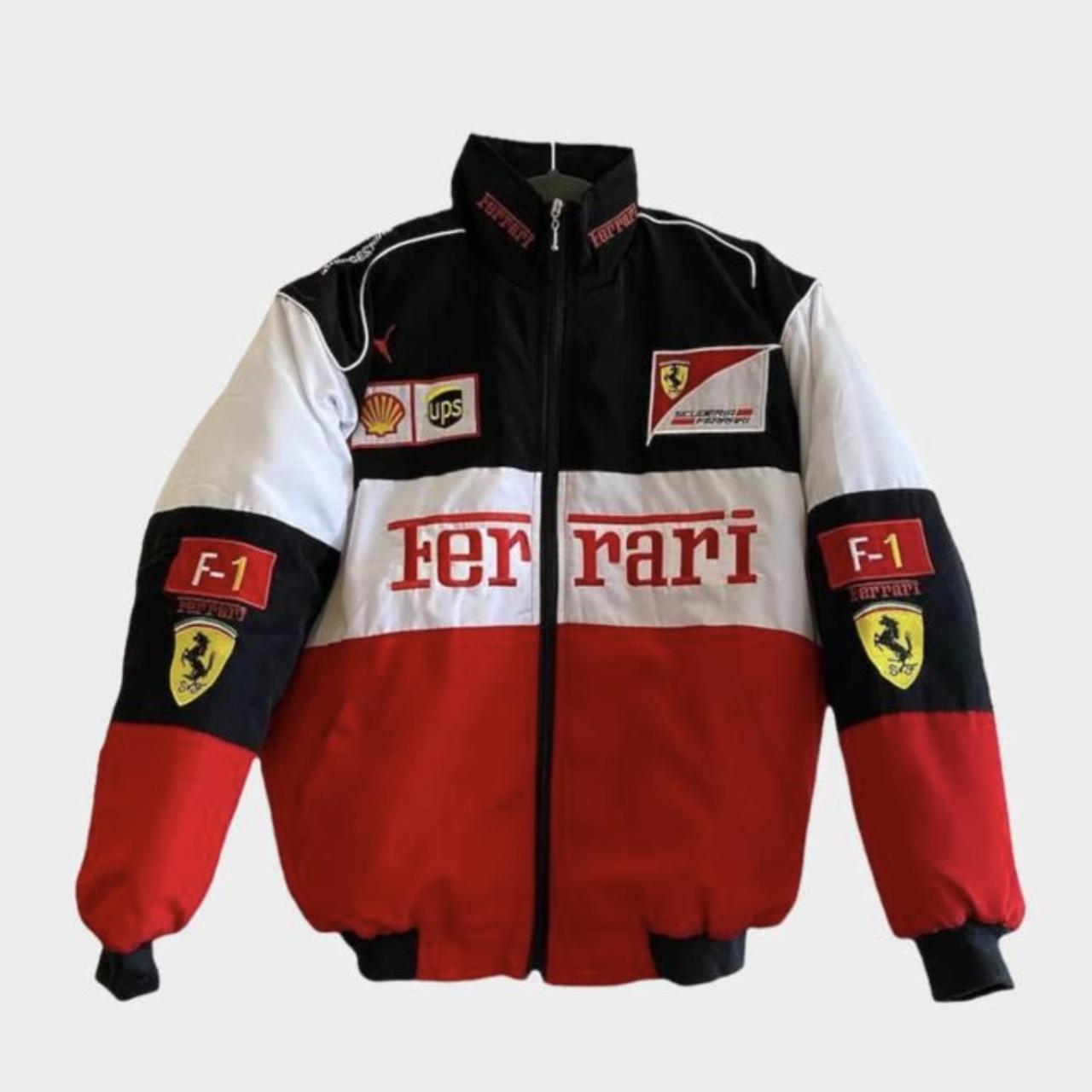 Retro Ferrari bomber jacket unisex - Gorgeous... - Depop