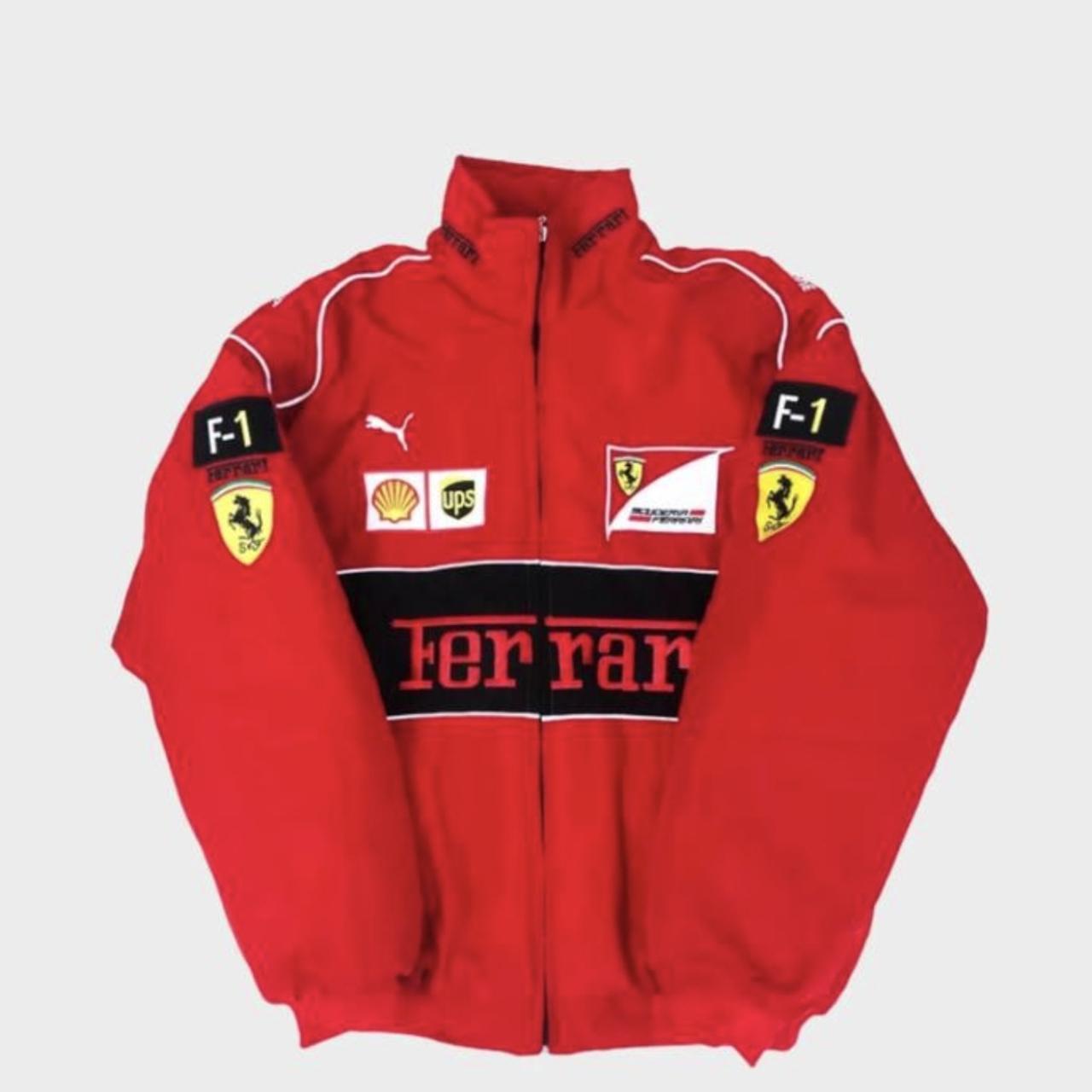 Retro Ferrari bomber jacket unisex - Gorgeous... - Depop