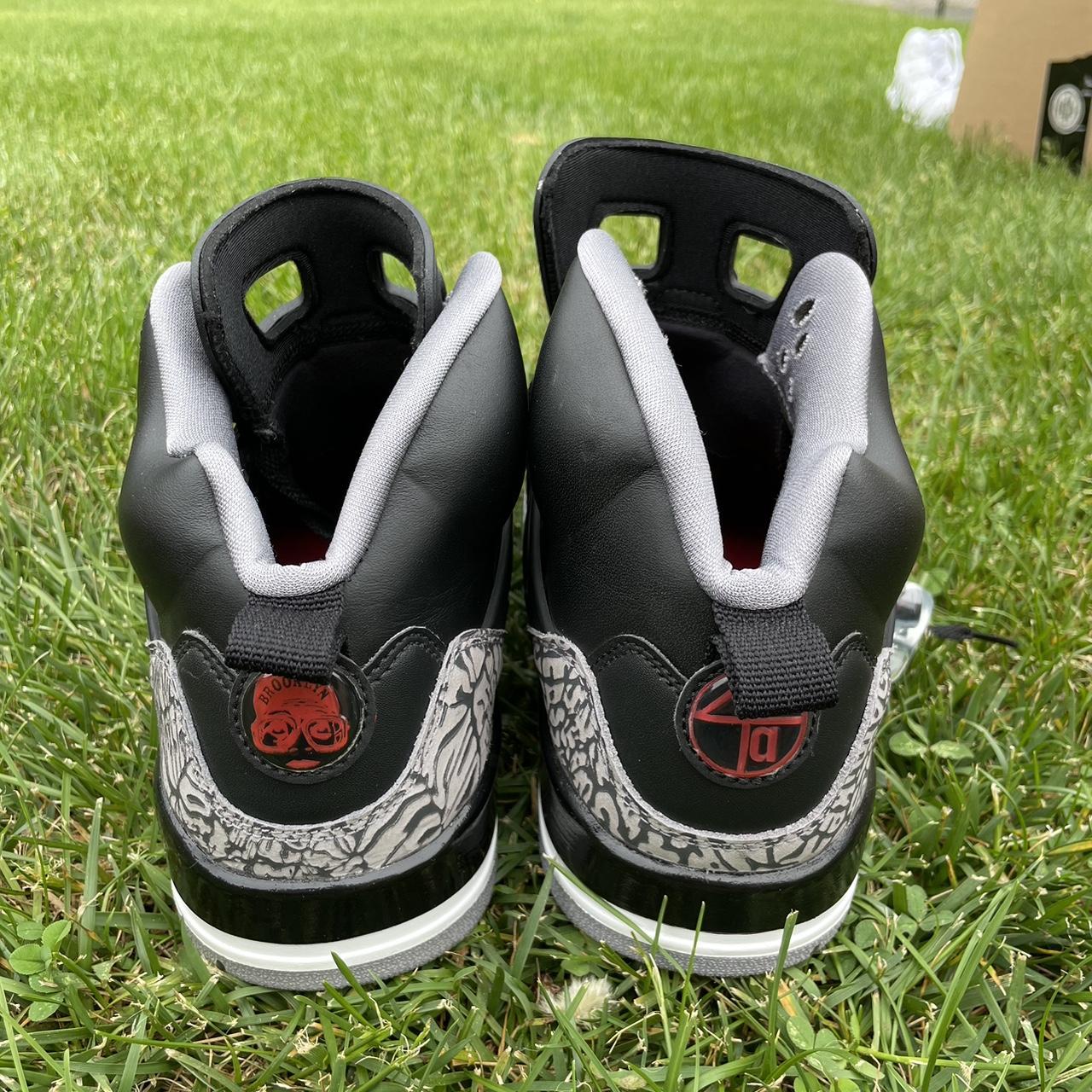 Jordan Spizike Black Cement Shoes are actually Size | Depop