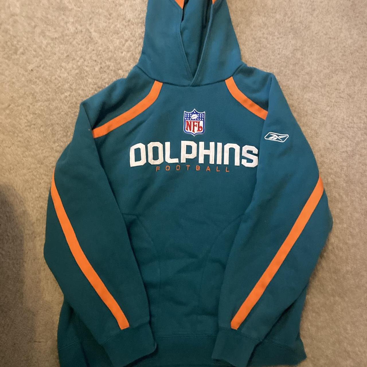 Miami Dolphins Nike Hoodie Official NFL on Field - Depop