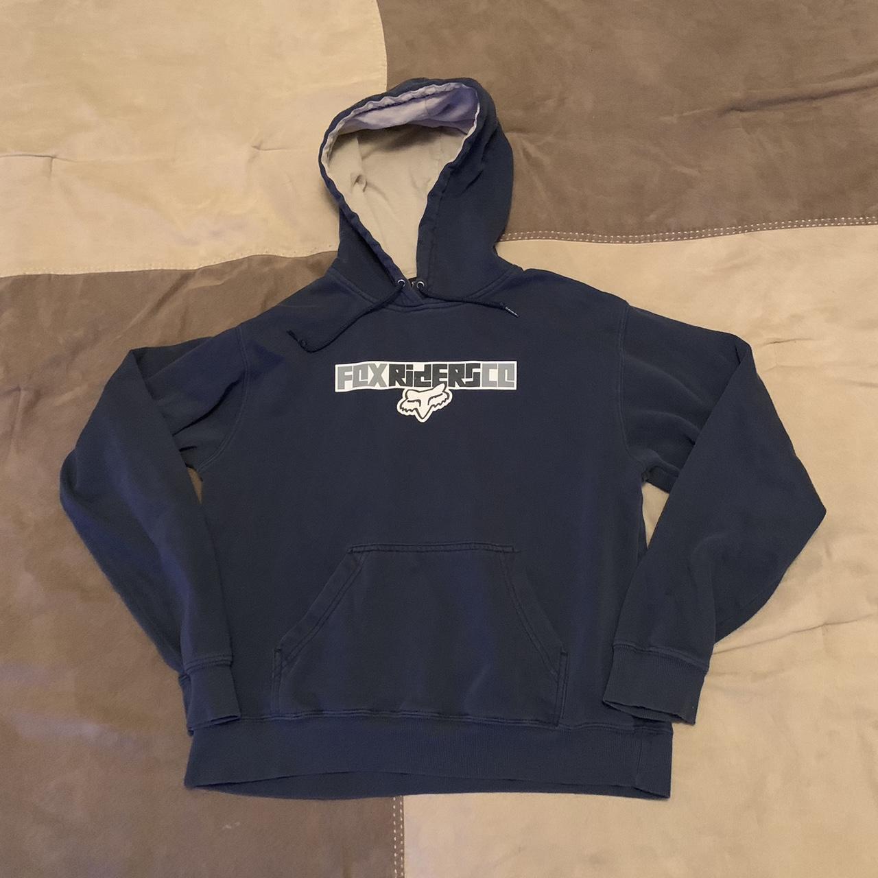 Vintage y2k Fox Riders Co hoodie size L Amazing... - Depop