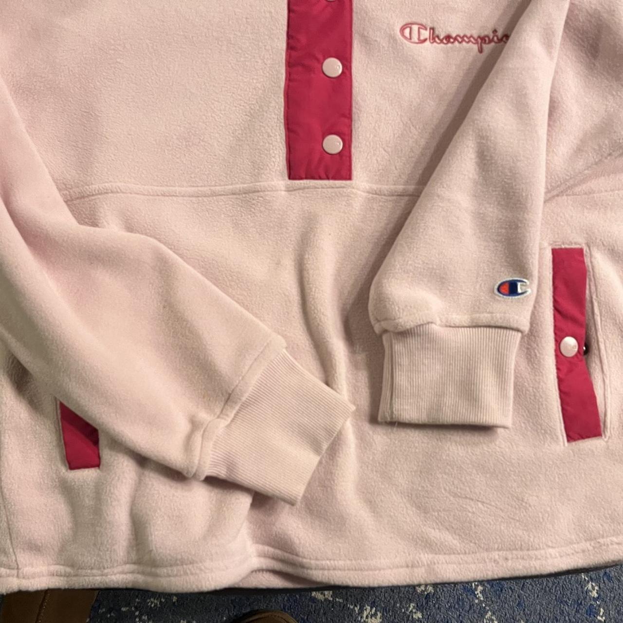 Light pink champion sweater best sale