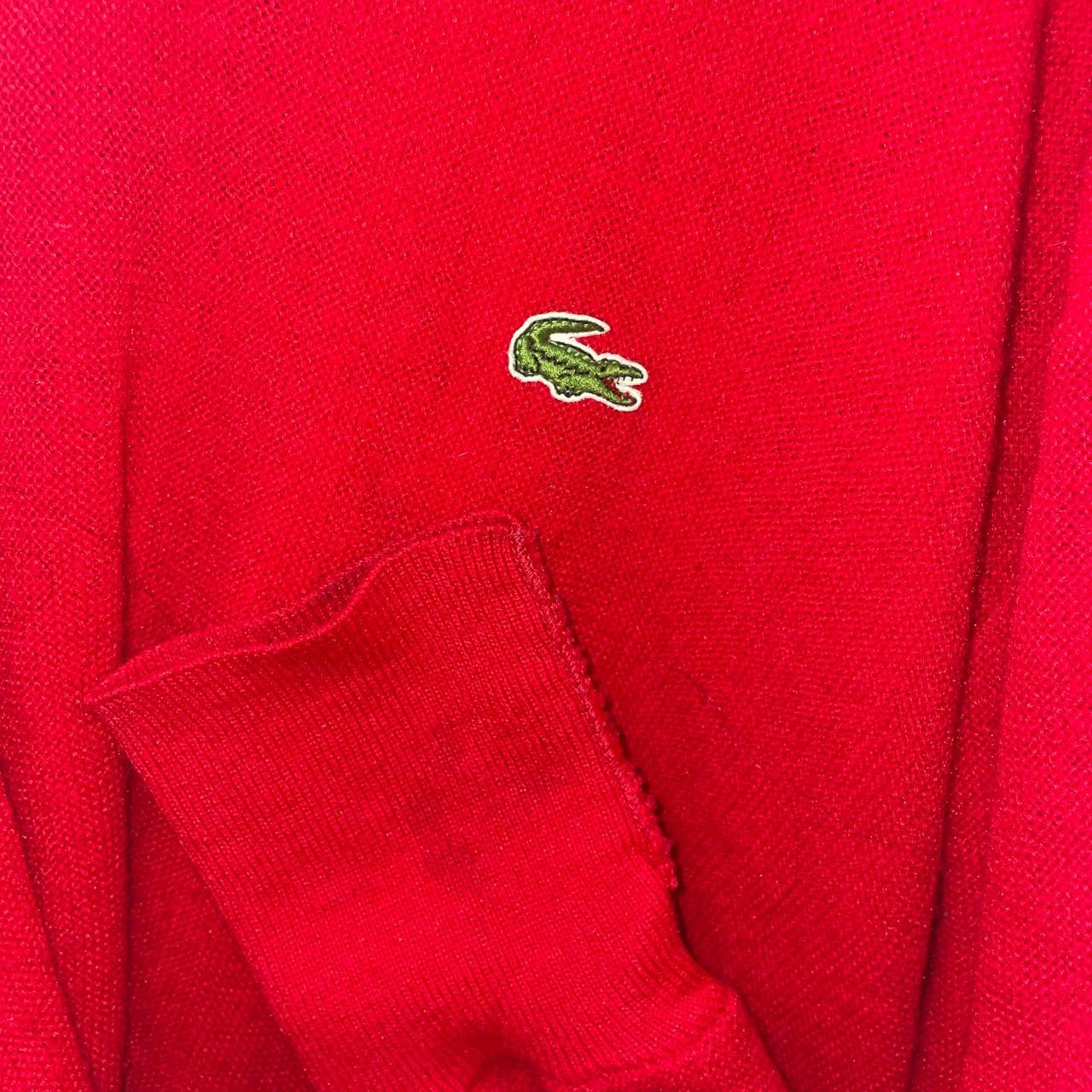 Lacoste Men's Red Jumper | Depop