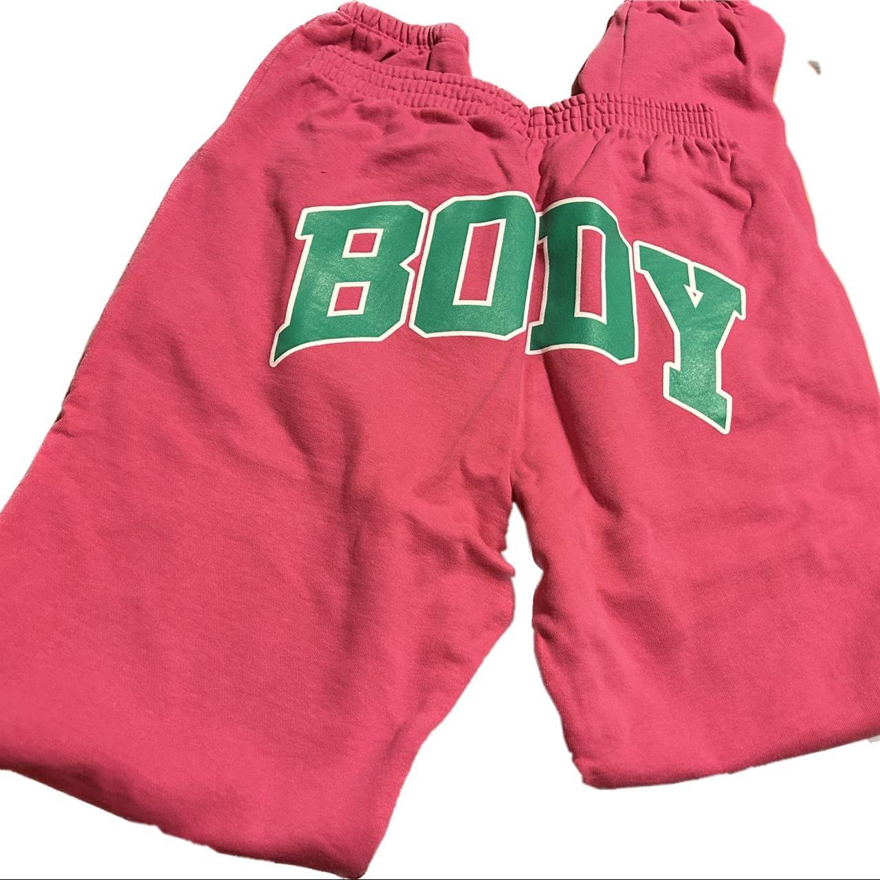 I.AM.GIA Women's Pink and Green Joggerstracksuits Depop