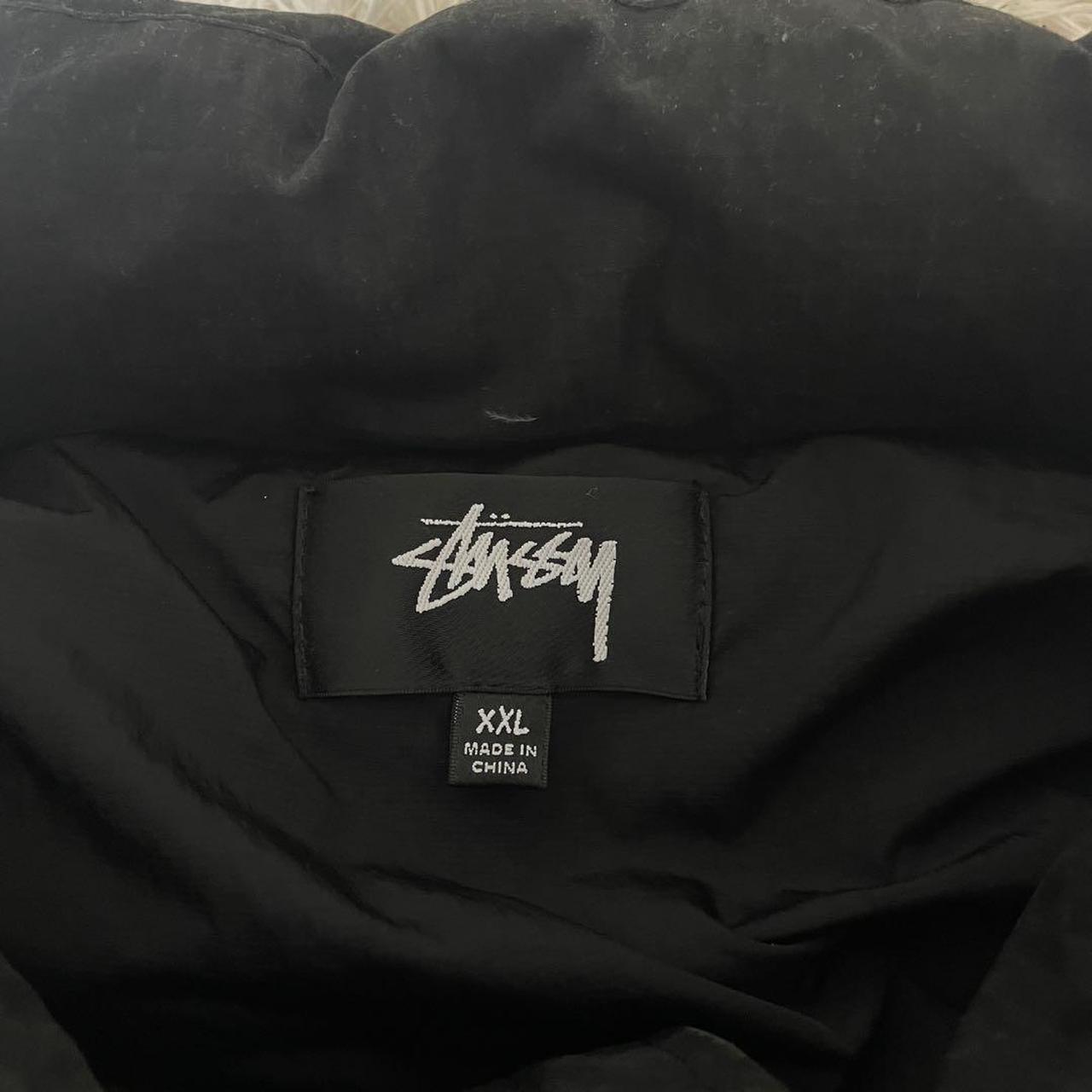 Stussy Ripstop Down Puffer Jacket Black XXL - Depop