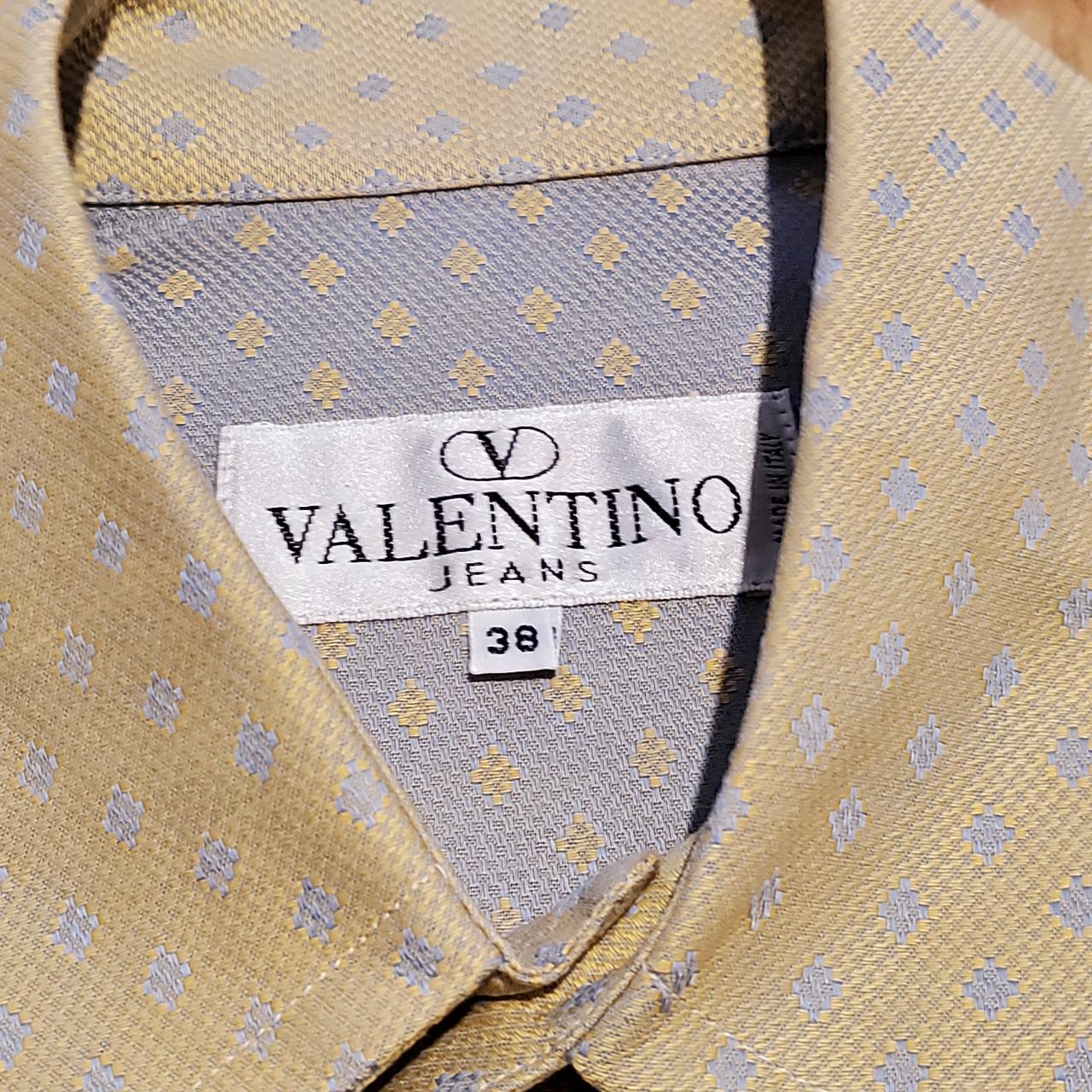 Valentino Men's Shirt. Colour Beige. Size... - Depop