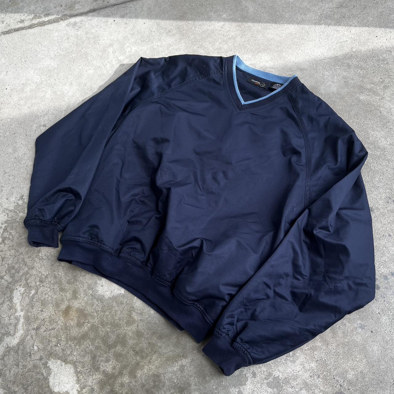 Vintage 2000s George Golf windbreaker crew neck... - Depop