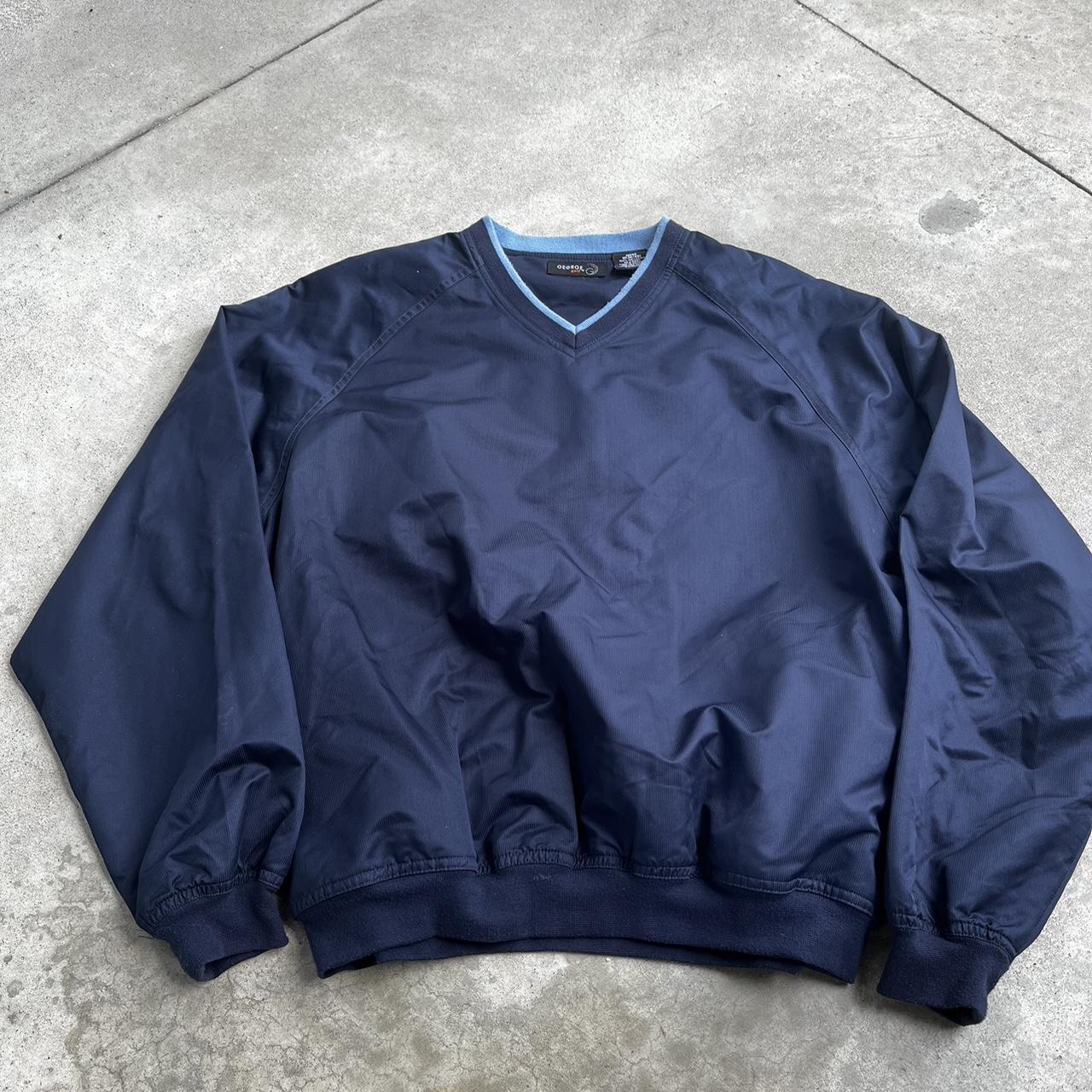 Vintage 2000s George Golf windbreaker crew neck... - Depop