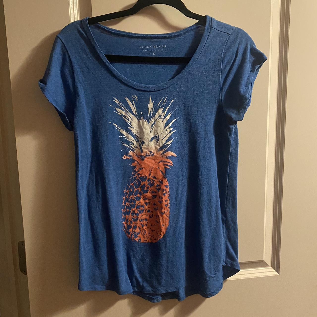 lucky brand pineapple shirt