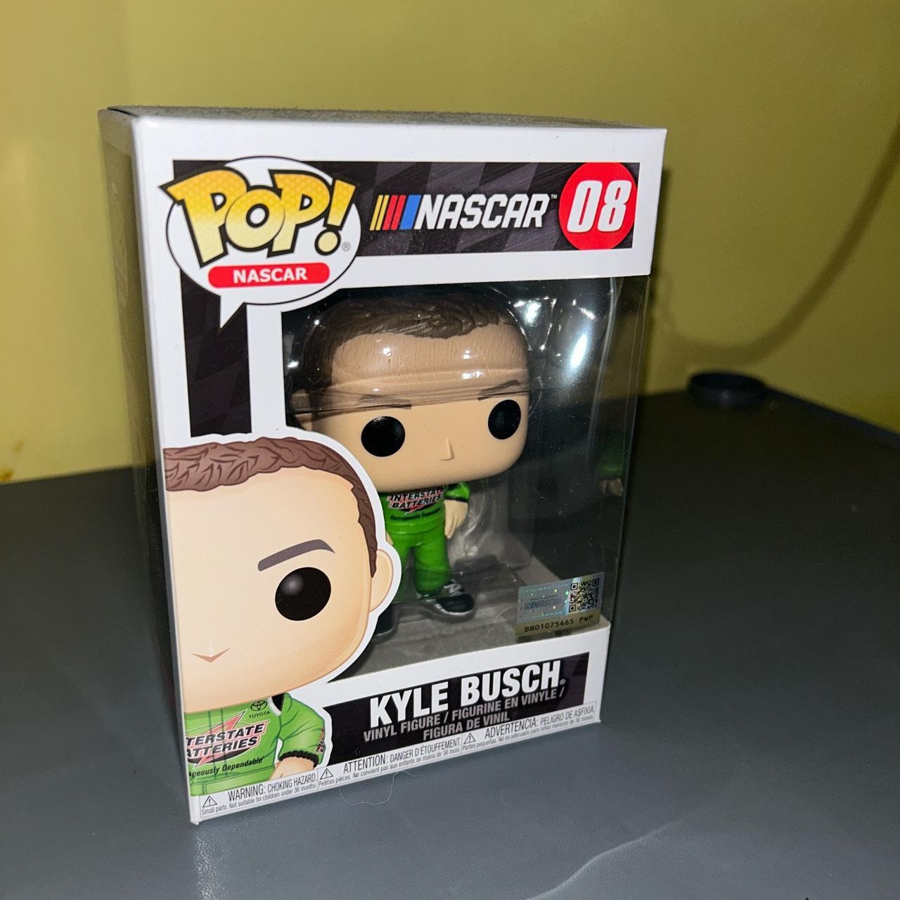 Kyle Busch Pop! NASCAR Vinyl Figure. NEVER OPENED! - Depop