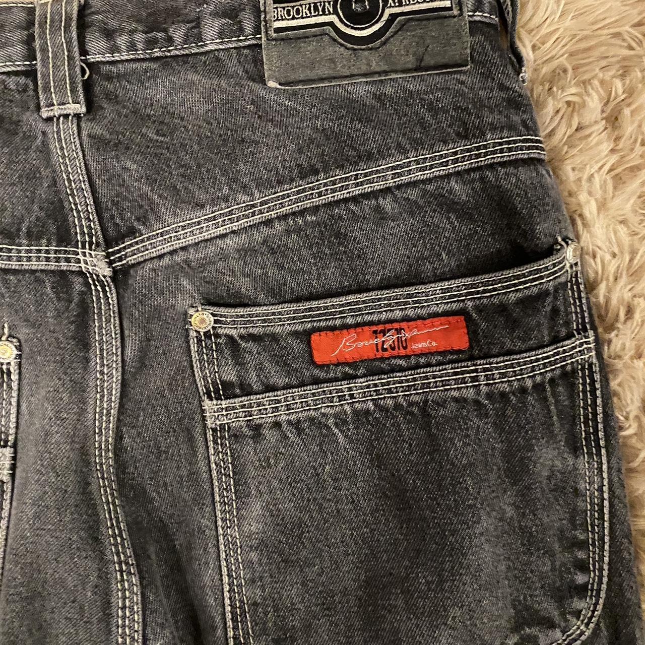 Brooklyn Express Baggy jeans Nice grey wash with... - Depop