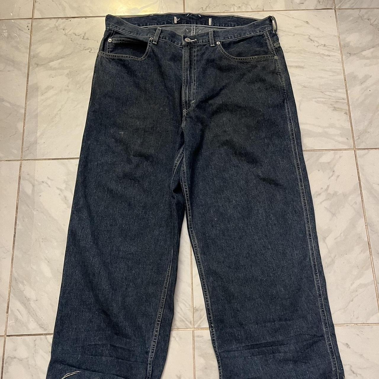 jnco type of jeans baggy asf W 38 Top to bottom... - Depop
